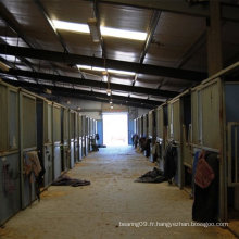 Bâtiment agricole de chevaux en acier préfabriqué